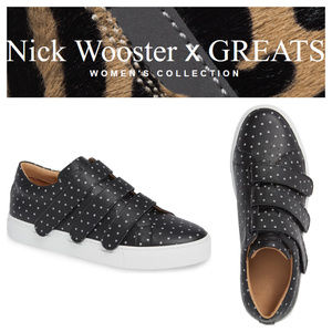 Nick Wooster X GREATS Women Royal Low Sneaker 9.5 worn once